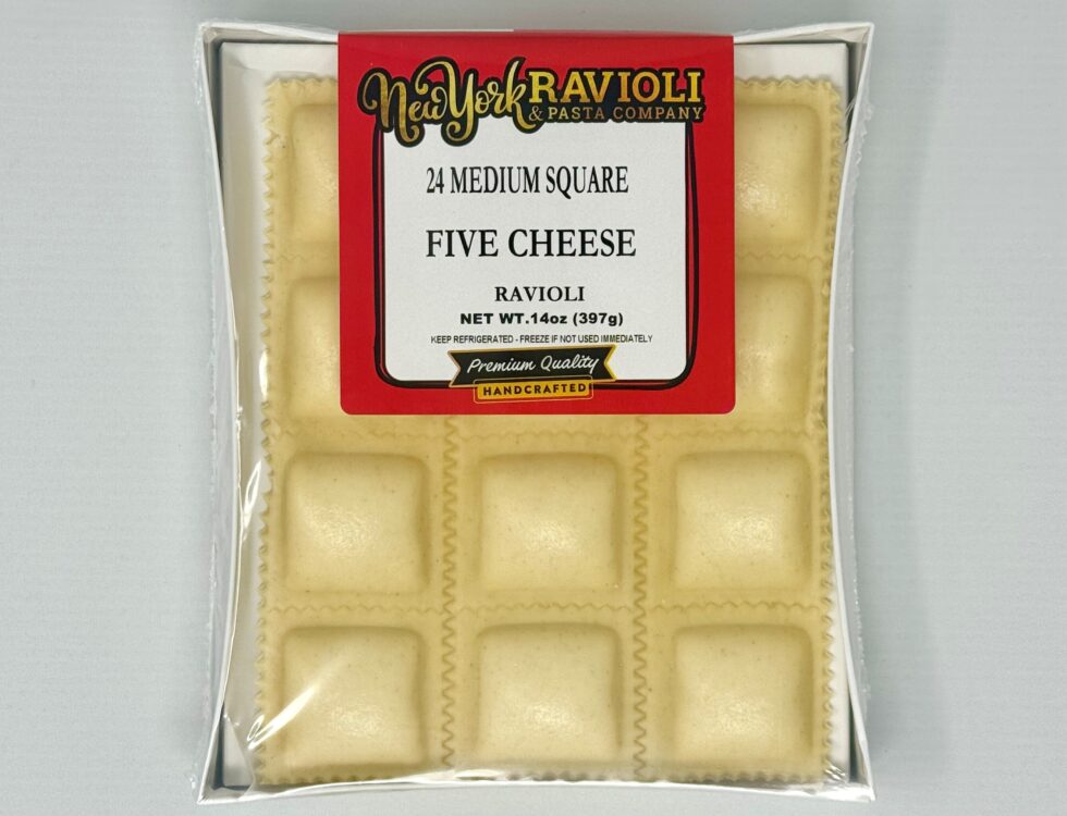 Medium Square Five Cheese Ravioli