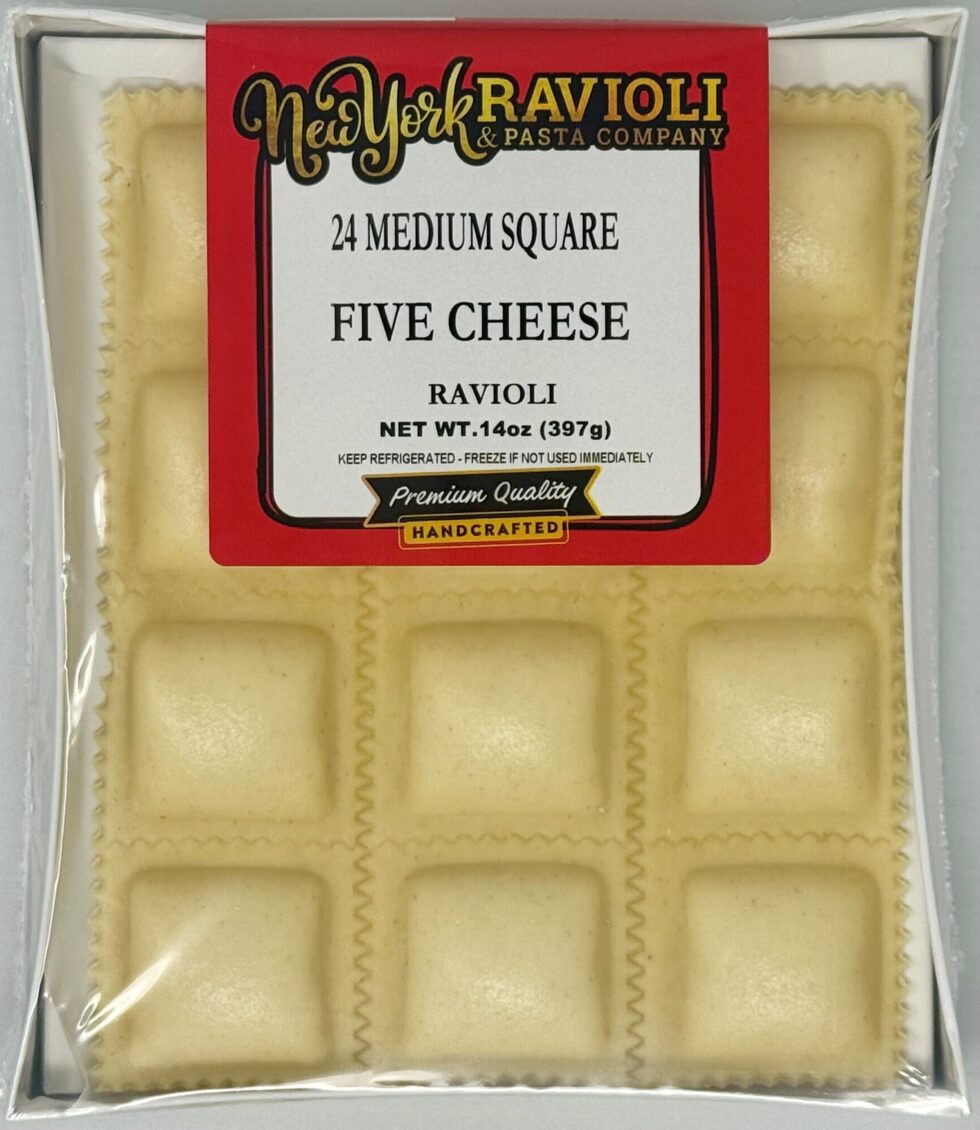 Medium Square Five Cheese Ravioli - Image 2