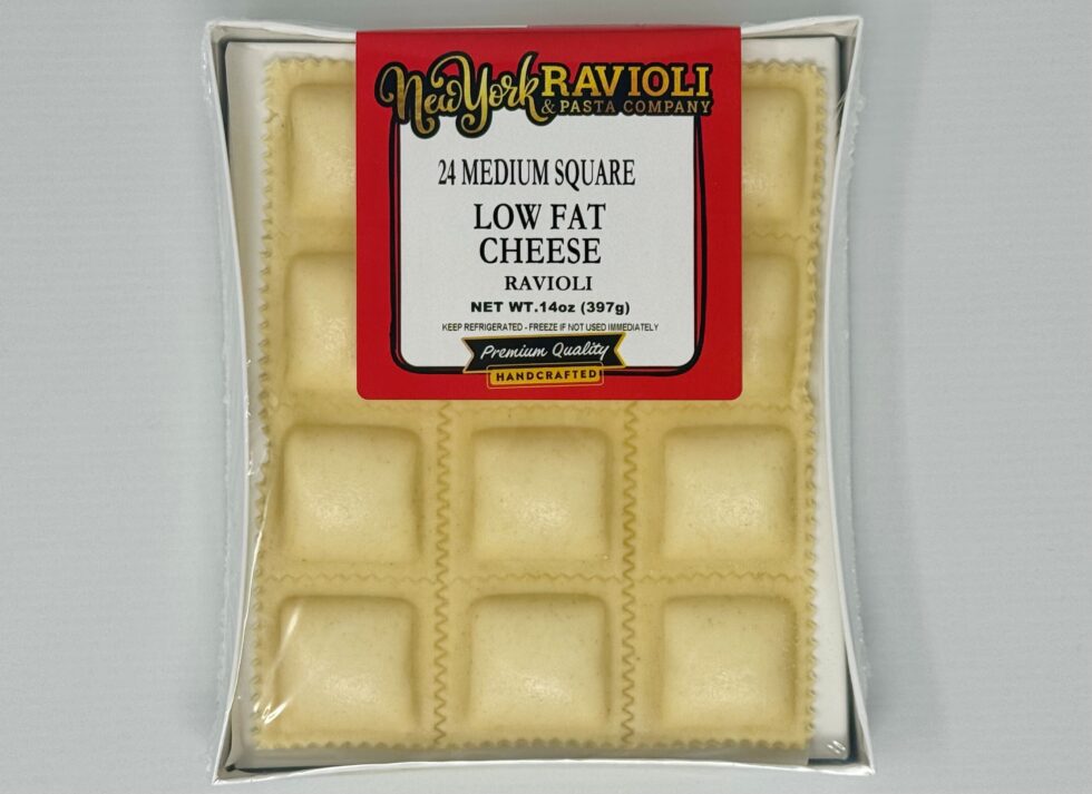 Medium Square Low Fat Cheese Ravioli