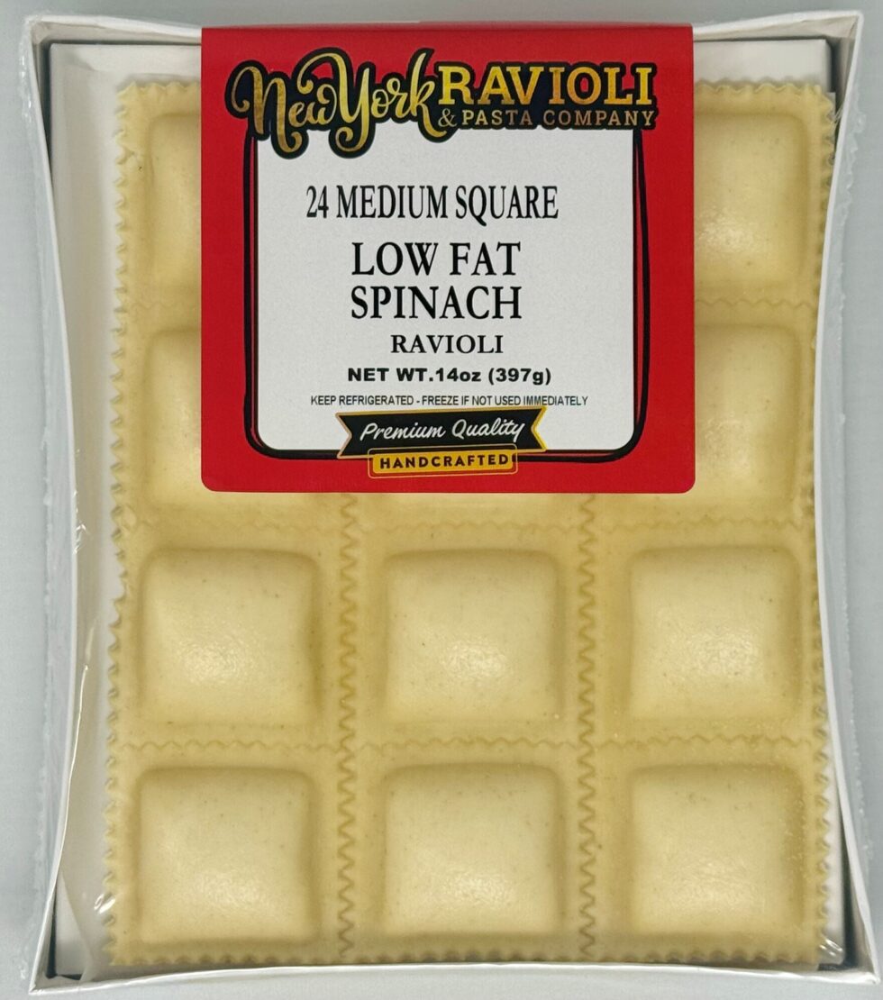Medium Square Low Fat Spinach Ravioli - Image 2
