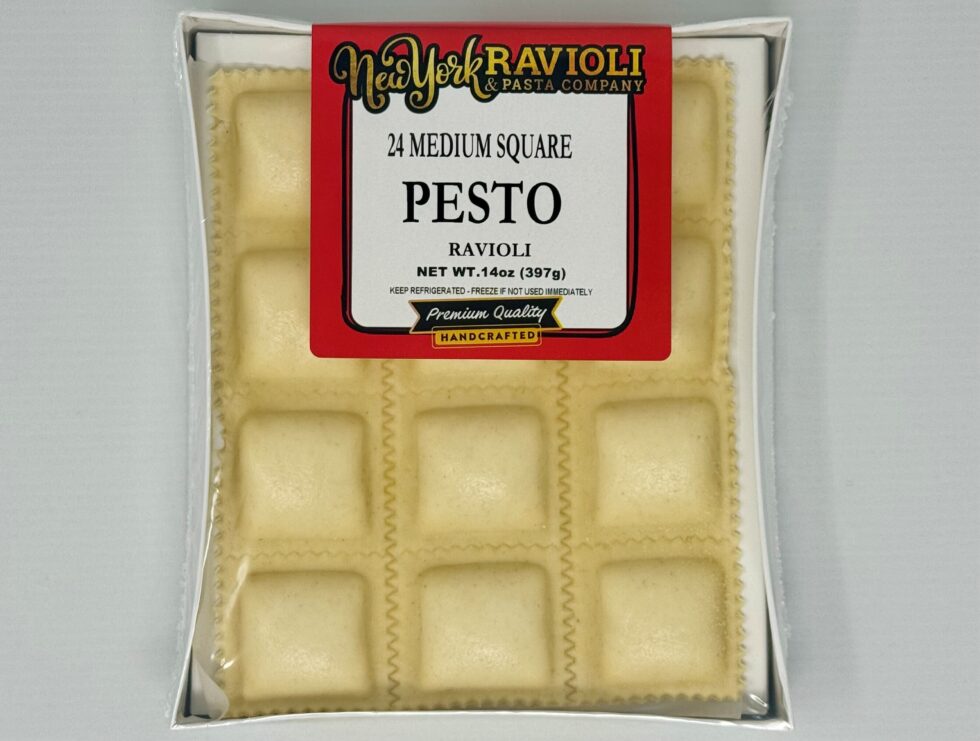 Medium Square Pesto Ravioli