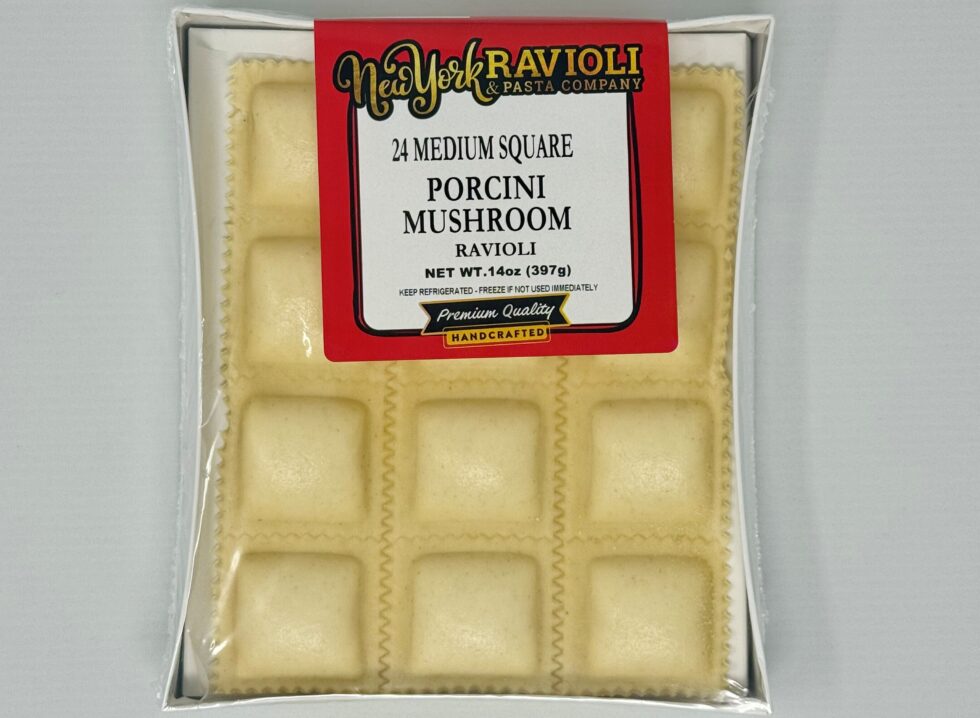 Medium Square Porcini Mushroom Ravioli