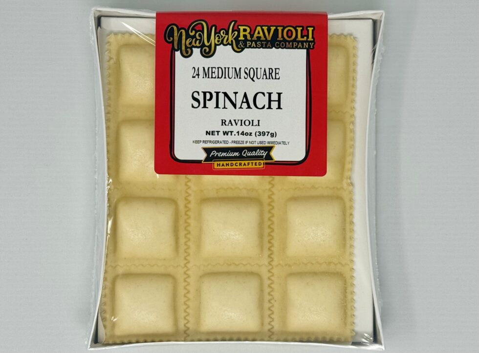 Medium Square Spinach Ravioli