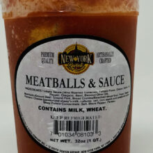 Homemade Meatballs & Sauce (32oz)
