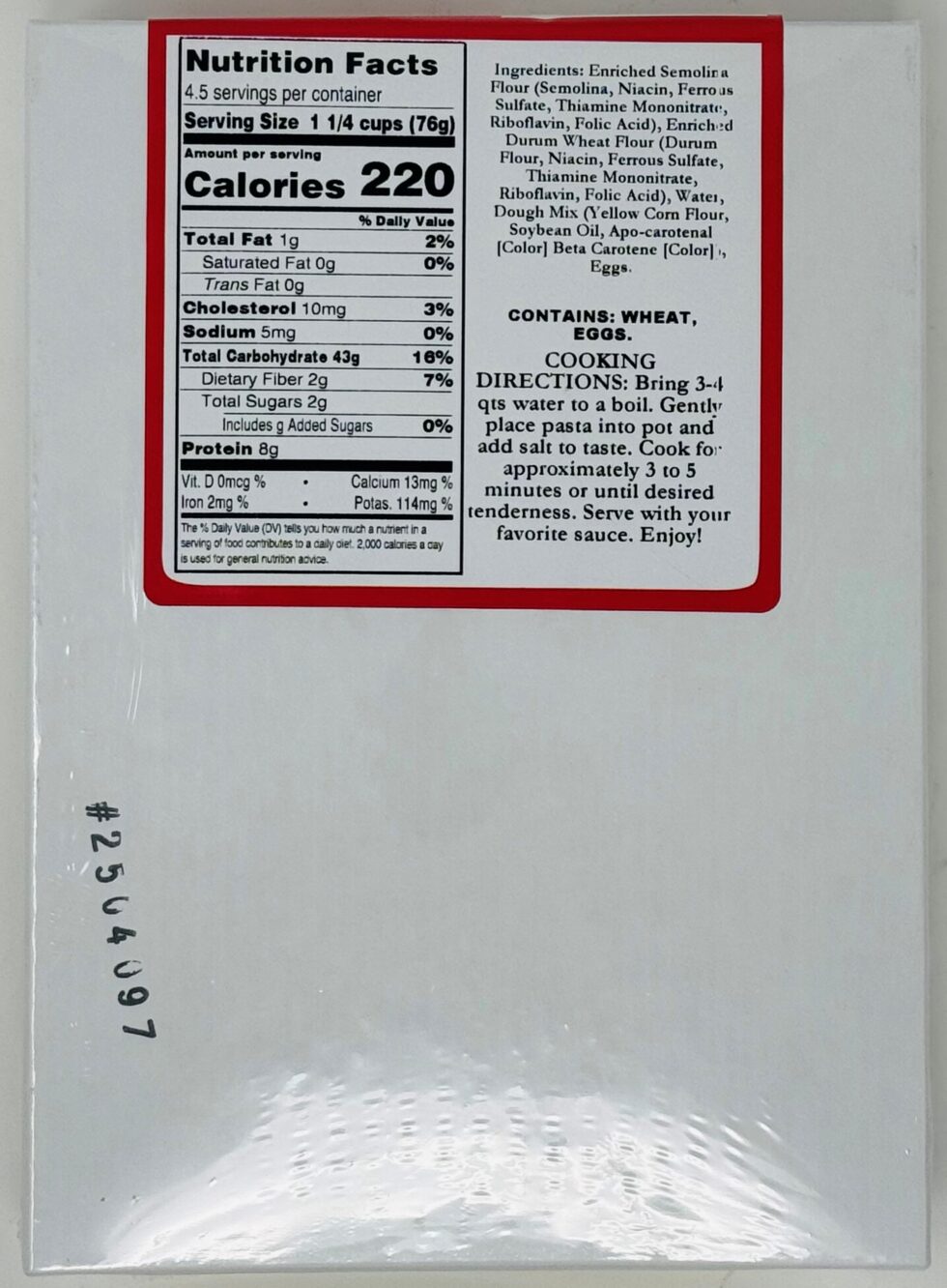 Fresh Fettucine Pasta - Image 3