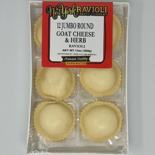 Jumbo Round Goat Cheese & Herb Ravioli