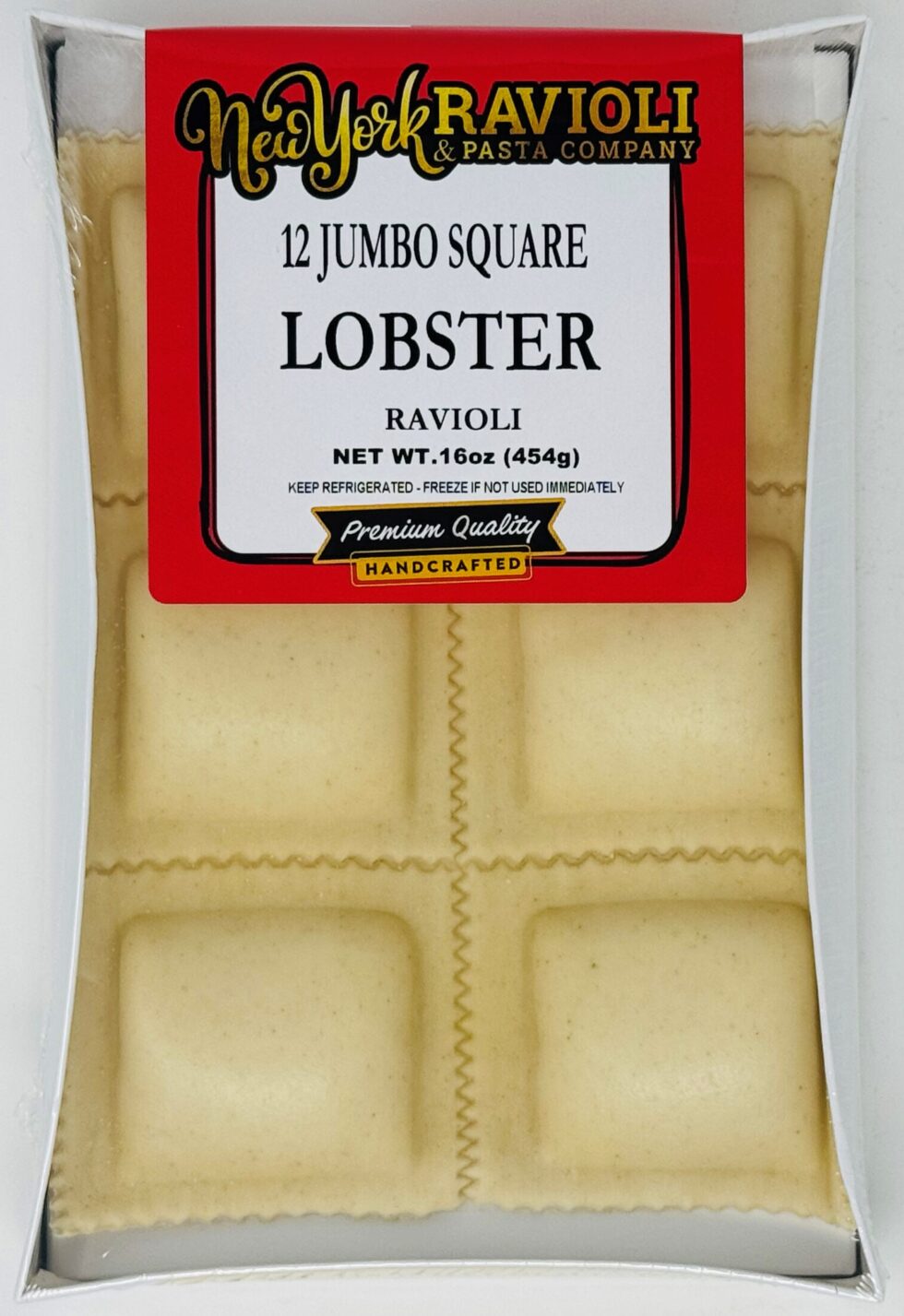 Jumbo Square Lobster Ravioli - Image 2