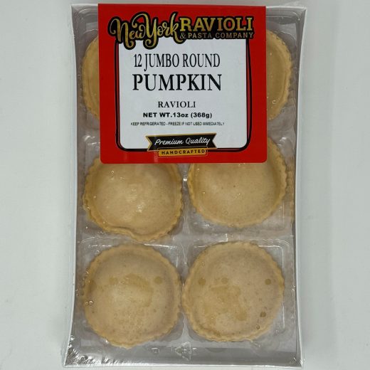 Jumbo Round Pumpkin With Pumpkin Pasta Ravioli