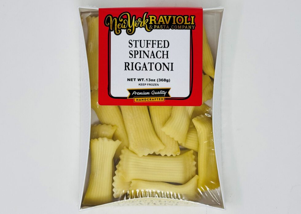 Stuffed Spinach Rigatoni