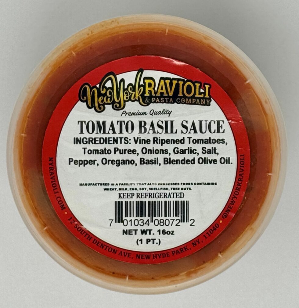 Homemade Tomato Basil Sauce (16oz)