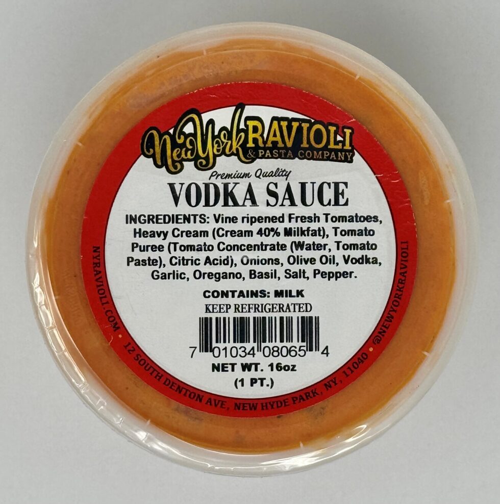 Homemade Vodka Sauce (16oz or 32oz)