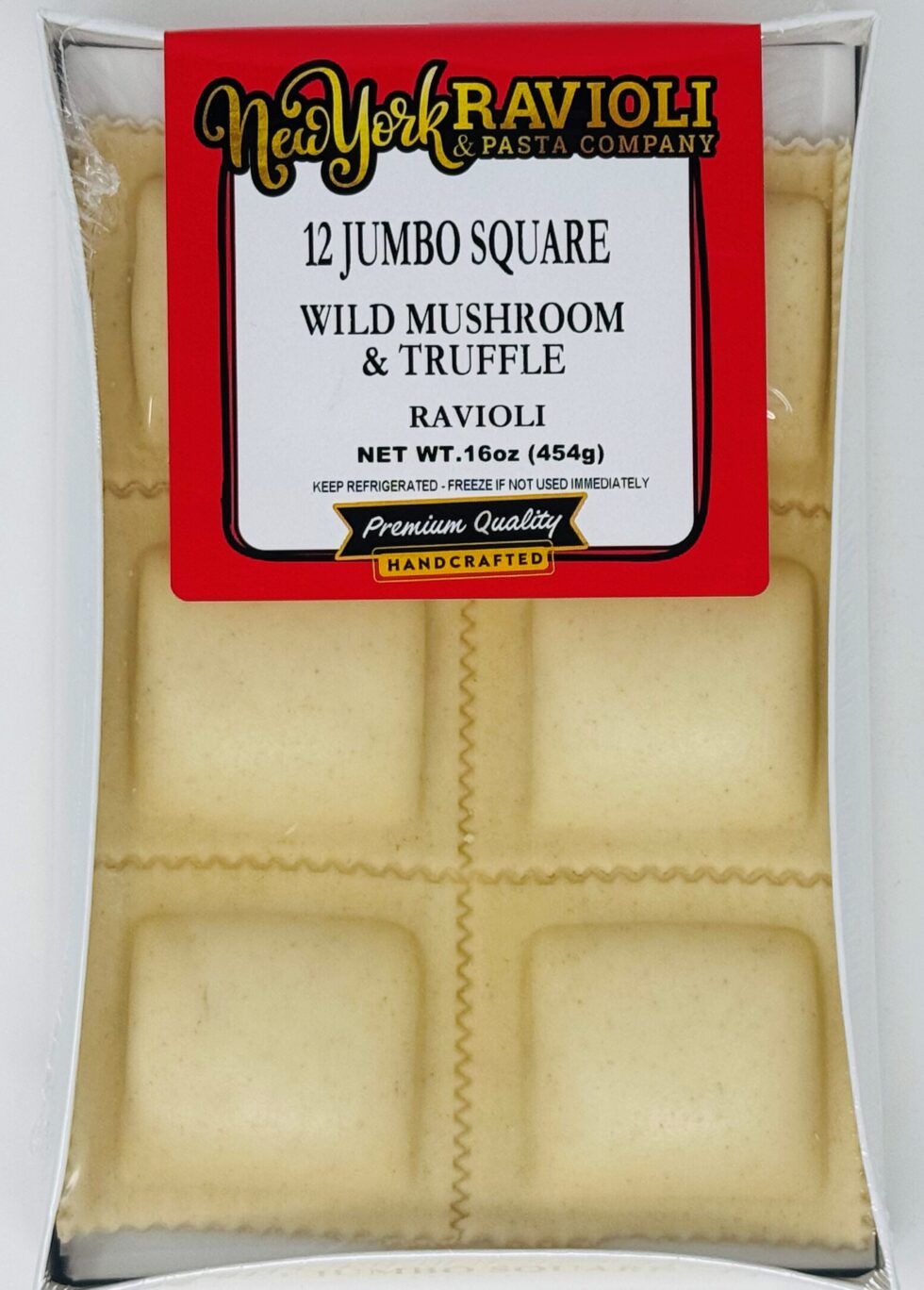 Jumbo Square Wild Mushroom & Truffle Ravioli - Image 2