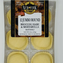 Jumbo Round Broccoli Rabe & Fresh Mozzarella Ravioli