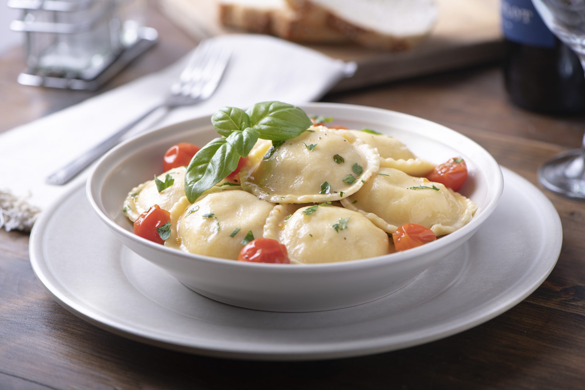 Jumbo Round Porcini Mushroom Ravioli New York Ravioli & Pasta Company