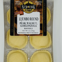 Jumbo Round Pear, Walnut & Gorgonzola Ravioli