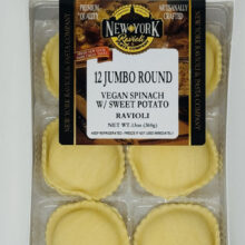 Jumbo Round Vegan Spinach Ravioli